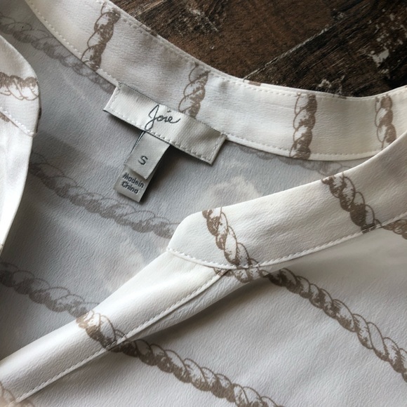 Joie Edaline Porcelain Rope Silk Top - Picture 5 of 6